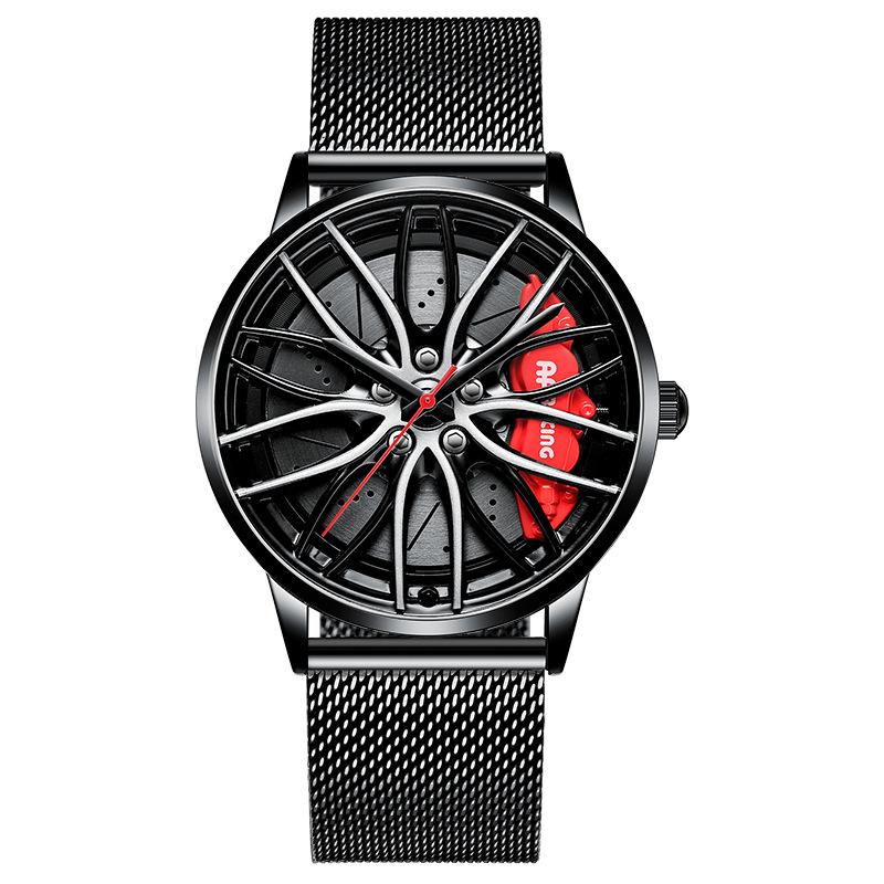 SVJ Wheel Watch Forged Hollow Watch Men's AMG 488 Hydraulic Men's Watch Quartz Watch