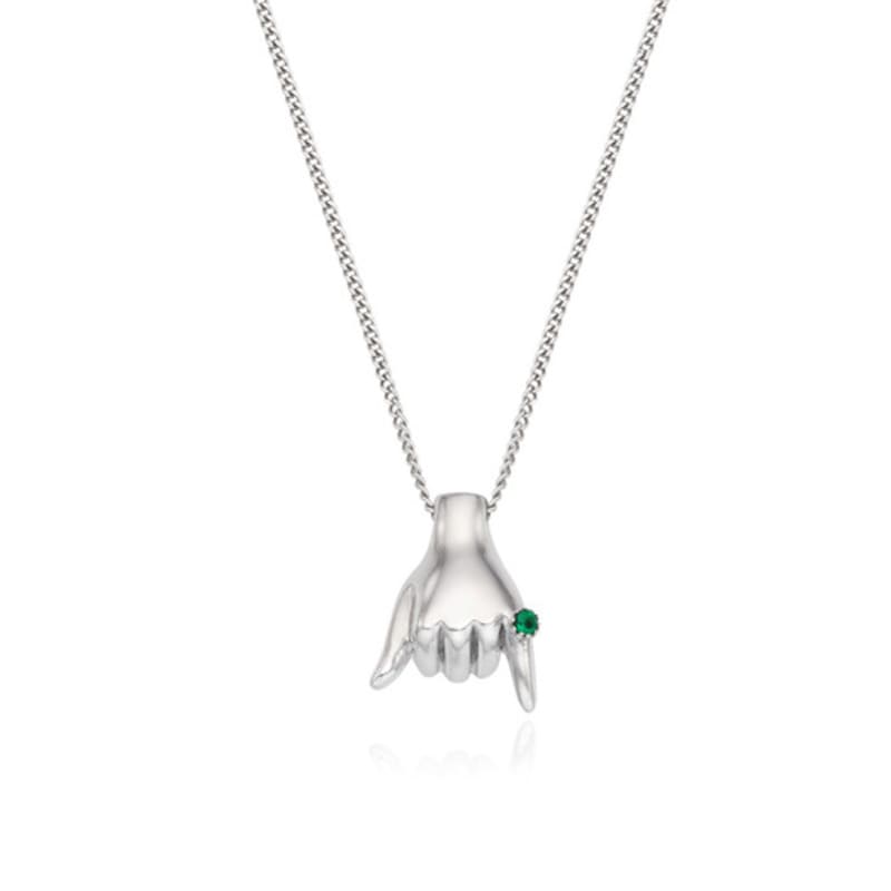 

NIMBUS SHAKA HAND SIGN NECKLACE 42CM