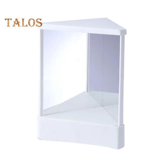 

Нереверсивное настоящее зеркало для макияжа с высокой четкостью, настольное зеркало для туалетного столика для мужчин и женщин, точное перевернутое косметическое зеркало с истинным изображением S белый