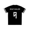 Maglietta da Calcio Unisex Streetwear Norvegia Numero 9 HAALAND Maglietta a Manica Corta Estiva da Uomo Maglietta con Stampa Grafica