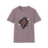 Sacred Heart Knife Chain Breakout Gothic Dark Symbol Unisex Softstyle T-Shirt