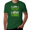 Funny Tennis Lover T-Shirt Aesthetic Clothing Funnys Workout Shirts for Men