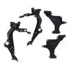 4 Pcs Front Headlight Mount 8T0941453B Strong Toughness Vibration Resistant Left Right Headlight Support Bracket for A4