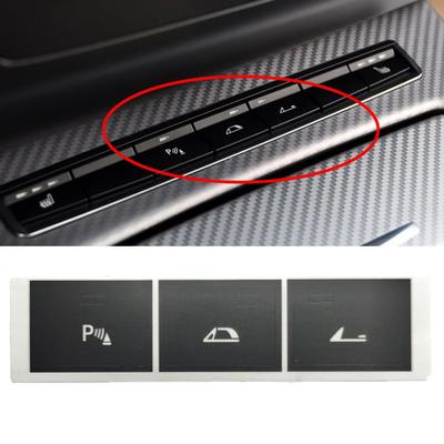 Adesivi di Ricambio Pulsanti Console Centrale Per BMW Z4 E89 2009~2016 Usurati Sedili Riscaldati Apri Tetto