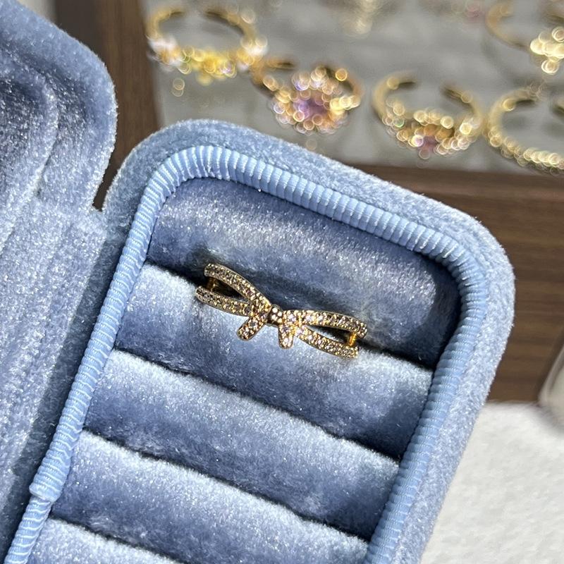 Temperament Versatile Color Butterfly Enamel Ring Women's New Light Luxury Retro Fashion Niche Design Fashion Ring