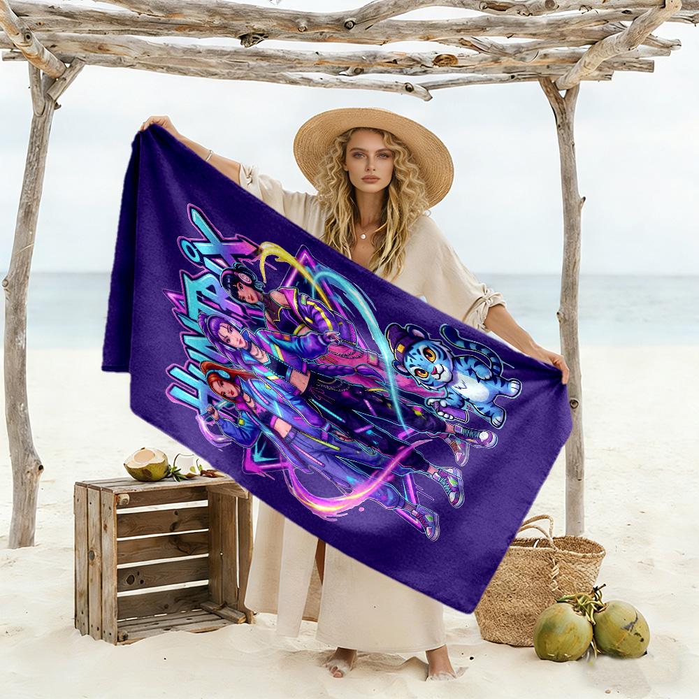 Stars Party Beach Towel Soft Durable Quick-Dry Comfortable Lightweight