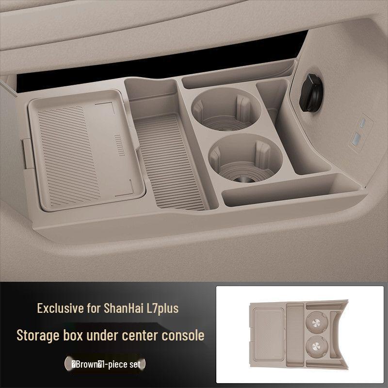 

26 Mountain Sea L7 PLUS Silicone Car Console Storage Box