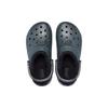 Crocs Classic Glitter Black Lined Clogs 'Starry Skies' Women's 205842-9BD