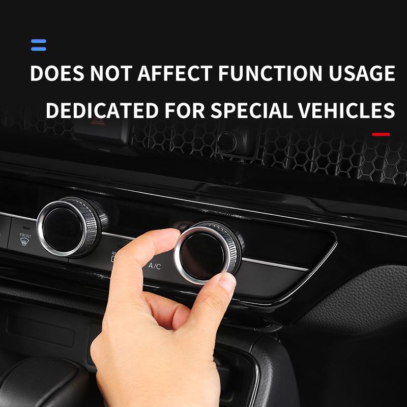 For Honda CR-V CRV 6th Gen 2023 2024 2025 ABS Car Dashboard Conditioning Air Vent Outlet Trim Cover Interior Accessories