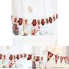 Christmas Banner Garlands With Glove And Sock Design For Holiday Party Decor