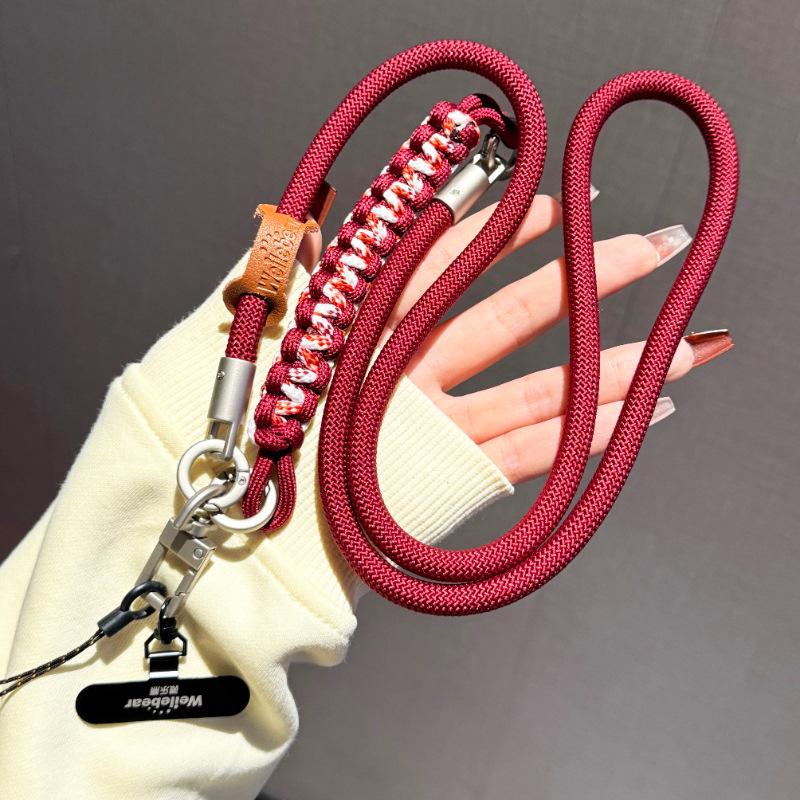 High-End Phone Lanyard Neck Strap Crossbody Portable Pendant Outdoor Multi-Functional Anti-Lost Personalized Chain