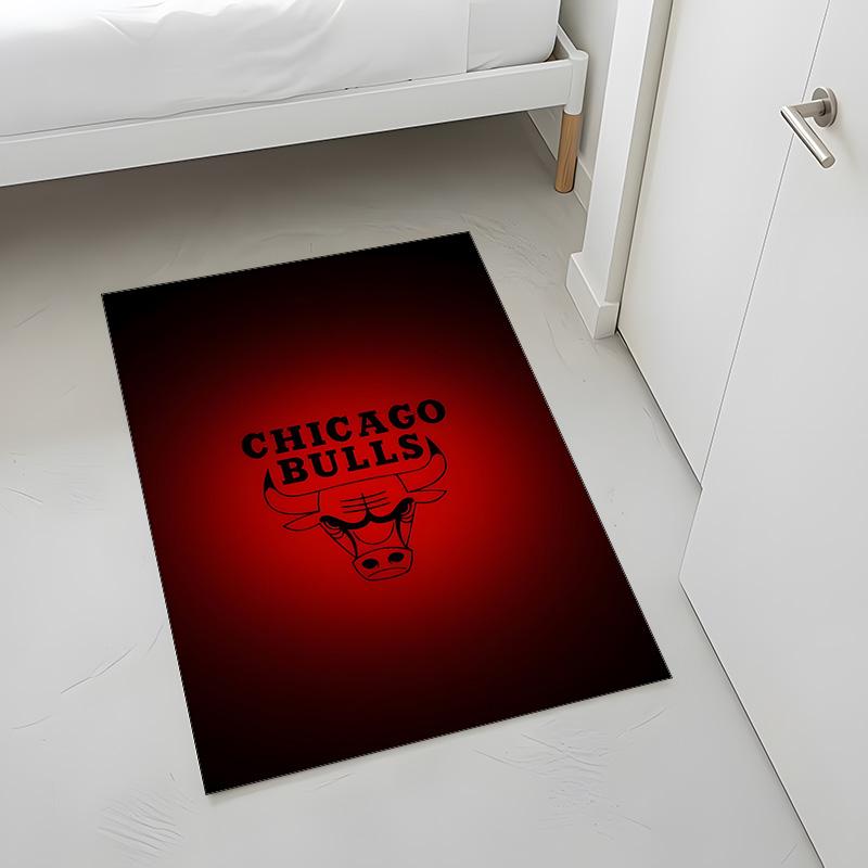Chicago Bulls (14) Rug Suitable For Living Rooms Bedrooms Computer Rooms Dining Areas And Placement Under Tables And Chairs Also An Ideal Choice For O