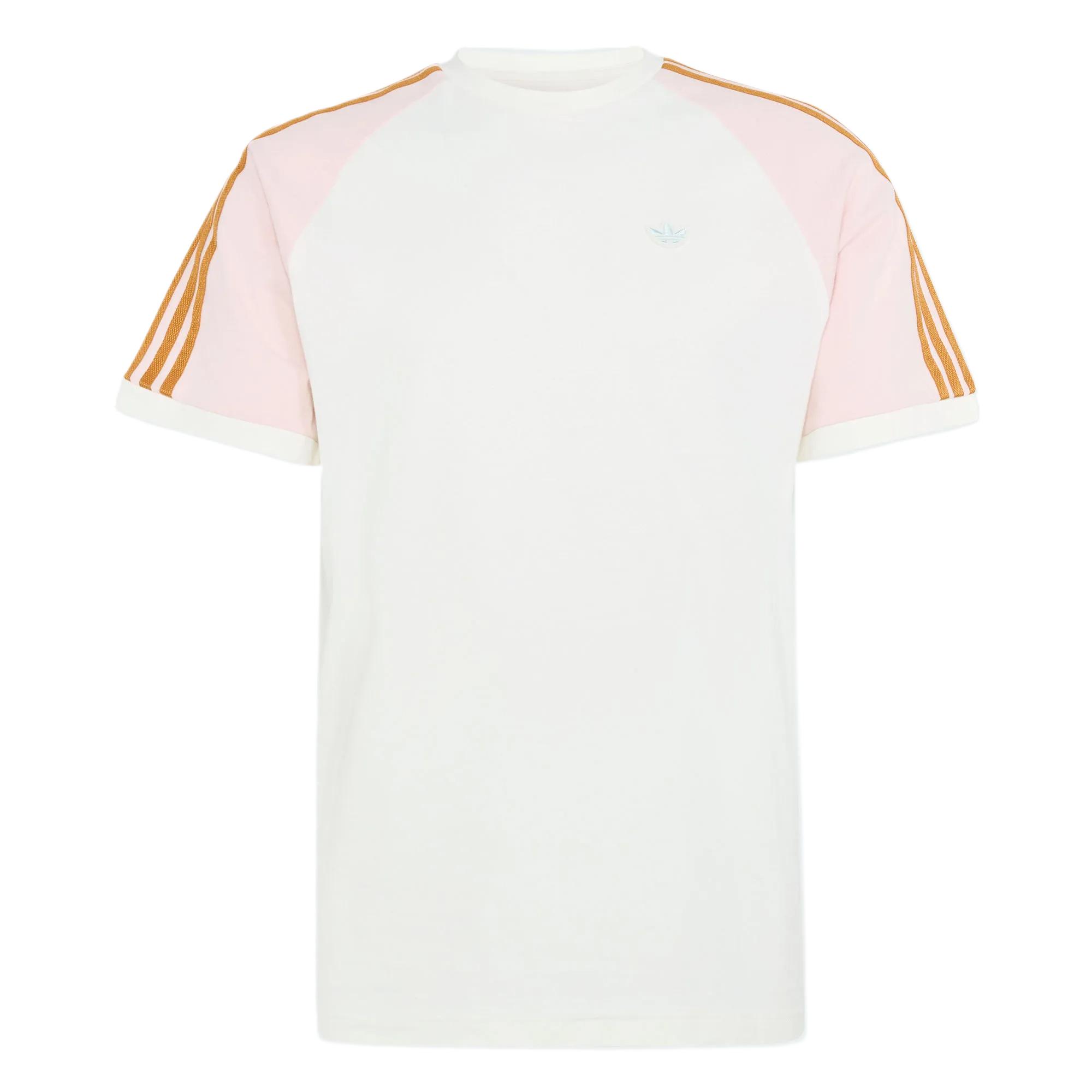 Adidas Originals Washed Cali Color Block Pullover Crew Neck T-Shirt Men tops KX1259 XS