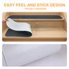 4Pc Edging Stair Treads Polyester TPE Backing Non-Slip Carpet Mats 20x76CM Indoor Stair Runner for Wooden Step Edging Stair Rugs