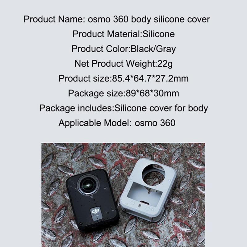 Suitable For Osmo 360 Body Silicone Protective Cover Safety Protective Cover Scratch And Drop Resistant