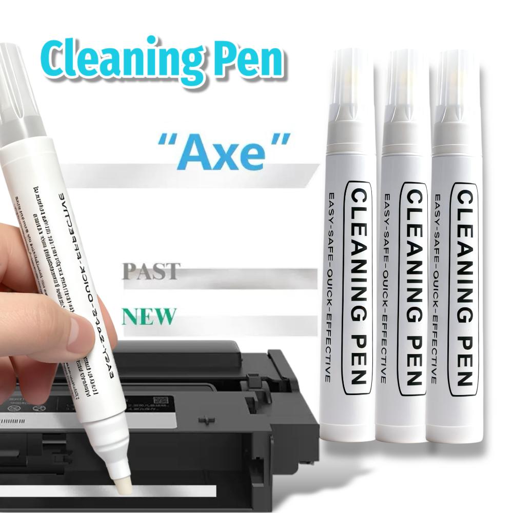 3pcs Thermal Printer Cleaning Pen Set Chisel Tip Safe And Effective for Label Receipt And Barcode Scanner Printers Easy Use