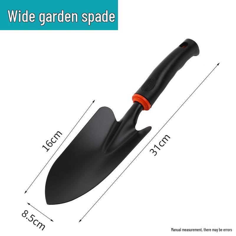 Household Gardening Tool Set: Iron Spade, Shovel & Hoe for Planting Flowers, Vegetables, and Succulents широкой лопаты