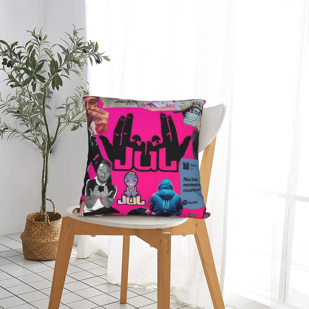 Rapper Music JUL  Pillow Cover  Kawaii Pillow Case For Sofa Couch Bed Living Room Custom Pillowcases Gift