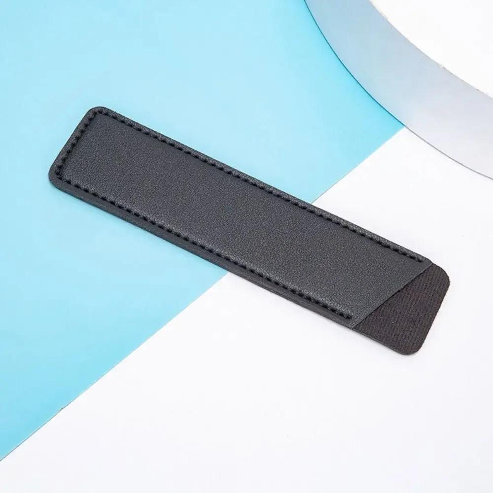 Pen Protection Cover PU Leather Leather Pencil Bag Holder Handmade Soft Vintage Pen Sleeve Pouch Exquisite Accessories