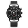 Watch, Men'S, Chronograph Calendar Steel Belt Sports Tide Watc Quartz 2158