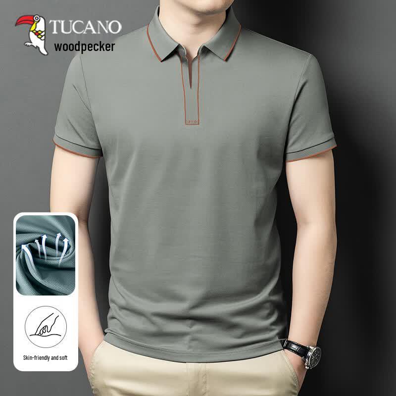 TUCANO Men s Ice Silk Business Casual Polo Shirt XXXL