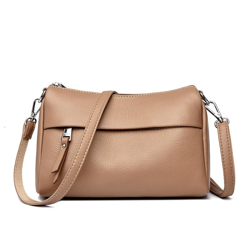 Damentasche neue weiche Leder Mutterschaftstasche Umhängetasche Damen atmosphärische Schulter Umhängetasche Handtasche