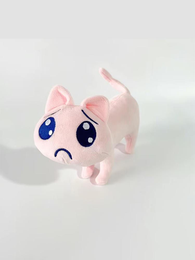 20CM Kawaii Weiches Spiel Bedürftiges Mädchen Überdosis KAngel Cosplay A P Rosa Katze Kuscheltier Kissen Begleitung Schlaf Geschenke Spielzeug für Kinder