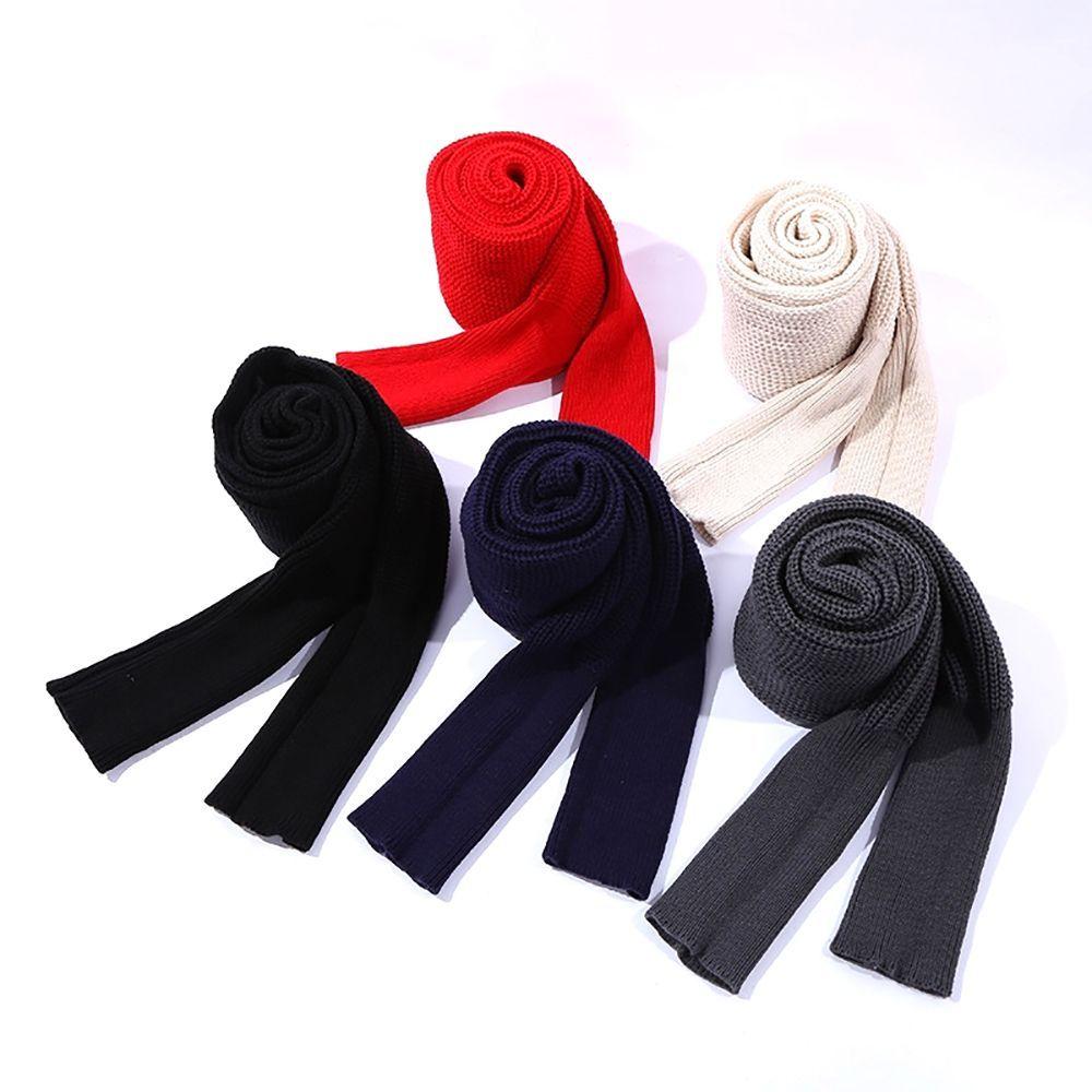 Long Sleeve Wrap Scarf Autumn Winter Shawl Scarf Korean Style Knitted Scarf Unisex Scarf Poncho