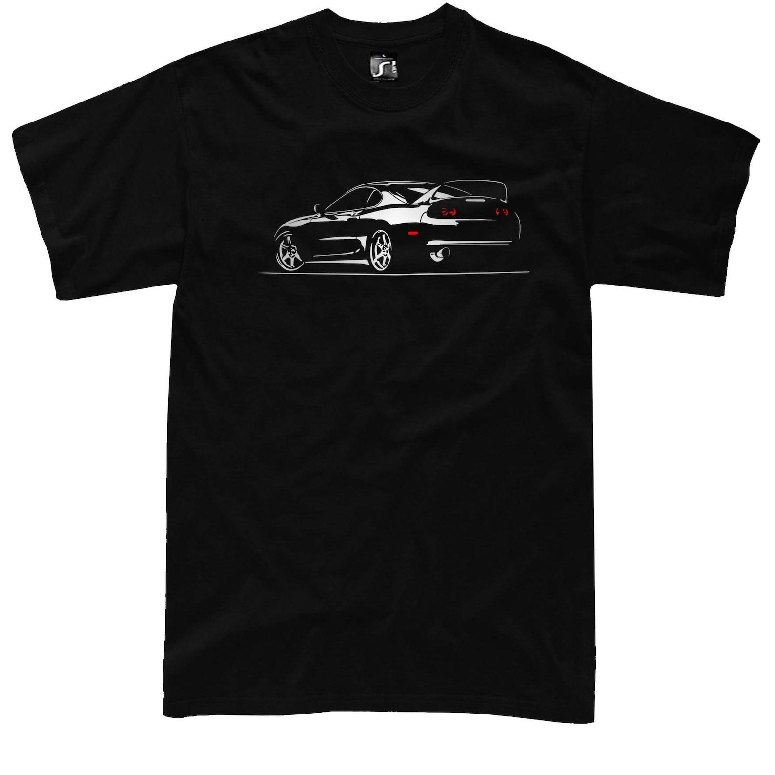Toyotaa Supra MK4 JDM Twin Turbo 2JZ T-Shirt Graphic Tee S