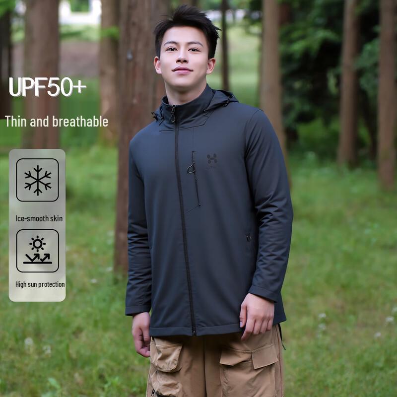 HOTSUIT Men s Ice-Feel UV Protection Sun Jacket L