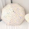 Winylowy Parasol Automatyczny Ochrona UV Parasol w Kropki Kolorowy Składany Parasol Codzienny