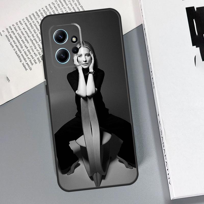 Cate Blanchett Case For Xiaomi Redmi 12 12C 9C 10C Cover For Redmi Note 11 12 8 9 10 Pro 9S 10S 11S 12S