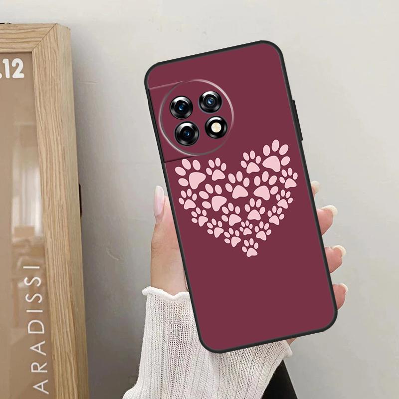 Cat Dog Paws Case For OnePlus Nord 5 CE 2 3 4 Lite N20 N30 OnePlus 15 R 13R 12R 10R 13T 10T 11 12 13 Cover