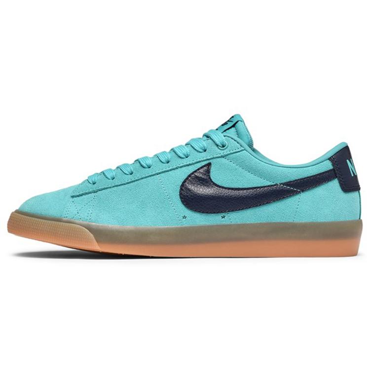 New Nike Sb Skateboard Blazer Low Gt Blue 704939-300