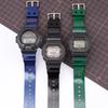 Pryžový sportovní řemínek pro Casio G-SHOCK DW-5600 GA-2100 GW-M5610 DW-6900 16mm Perleťový TPU Muži Ženy Náhradní náramek Řemínek na hodinky