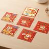 6pcs Traditional Red Envelopes Chinese Style Money Bags Good Lucky Red Packets  New Year Celebration