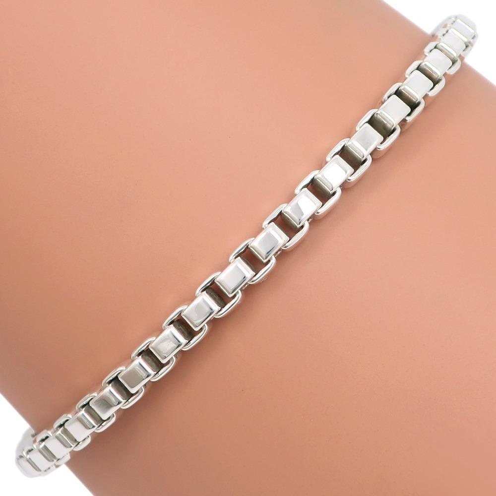 TIFFANY&Co. Venetian Bracelet Silver925 15.2g Women Used