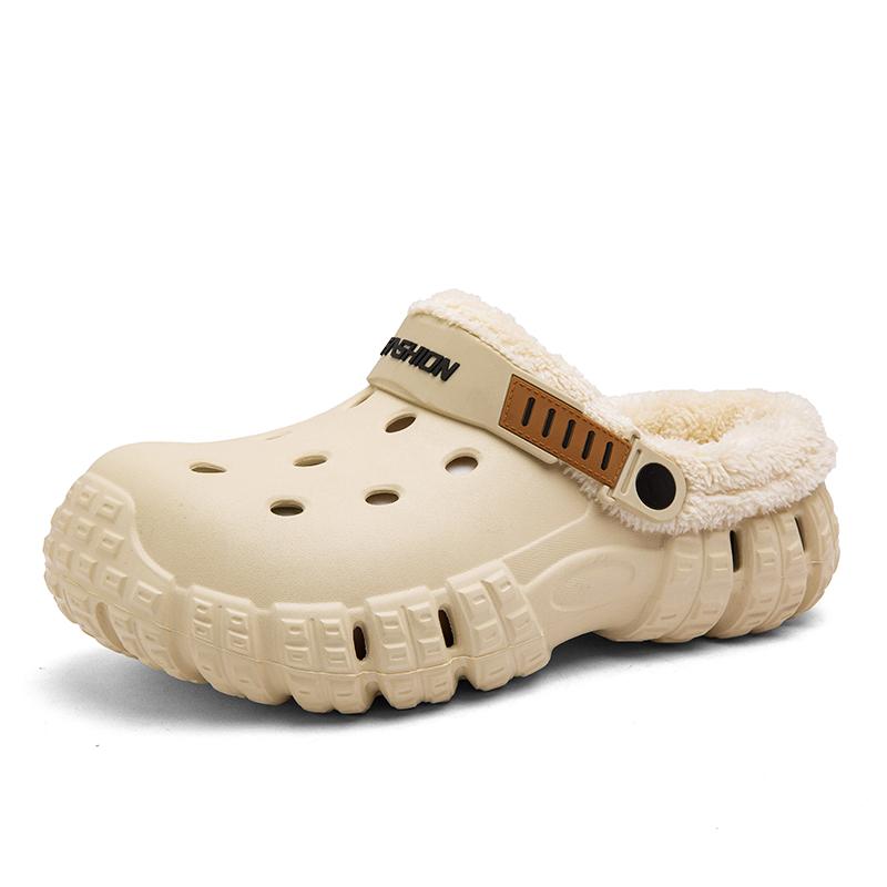 

Мода Мода Мужские Зимние Тапочки Теплый Мех Садовая Обувь для пар Зимние Теплые Домашние Тапочки Для Дома и Улицы Мюли 36-37