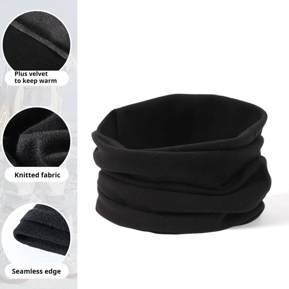 Winter-Stirnband Gestrickte Schals Winddicht Unisex Elastische Schals Herbst Häkelschal Radfahren Halbgesichtsmaske Nackenwärmer