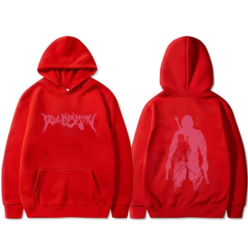 Game Demon Hoodie Sweatshirt for Women, Dusk Style Casual Loose Pullover, Unisex Streetwear for Cosplay Enthusiasts