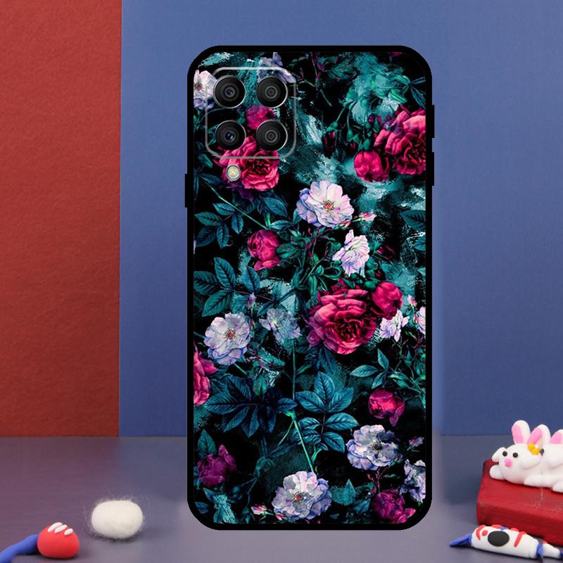 Red Rose Flower For Samsung Galaxy M33 M13 M23 M53 M15 M55 M31 M51 M14 M34 M54 M20 M30s M32 M52 Phone Case
