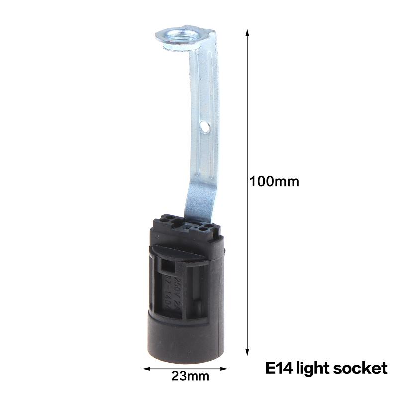 55-100Mm E14 Light Candelabra Base Socket Bulb Holder Candles Lamp Replacement Adjustable Led Chandelier Cover Bases Holder