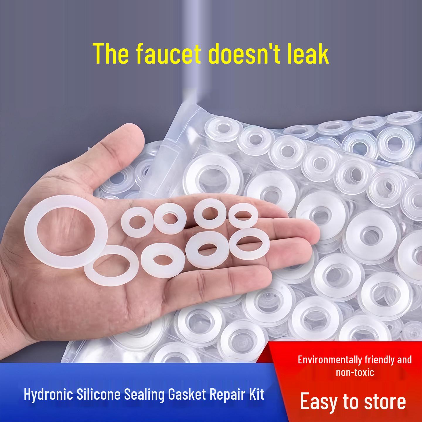 Silicone O-ring Gasket: Waterproof, High-Temperature, Leak-Proof Seal for Faucet Repair