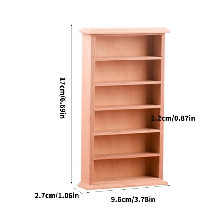 Miniature Wooden Storage Cabinet 1:12 For Toy House Enthusiasts And Model Displays Exquisitedly Size Pattern