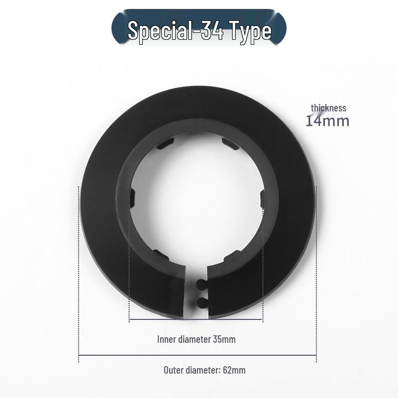 Pipe Decorative Snap-On Ring Cover for PVC or Galvanized Fire and Drainpipes