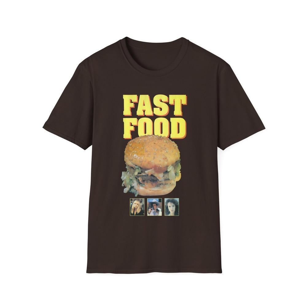 

1989 low budget comedy fast food movie poster tshirt S