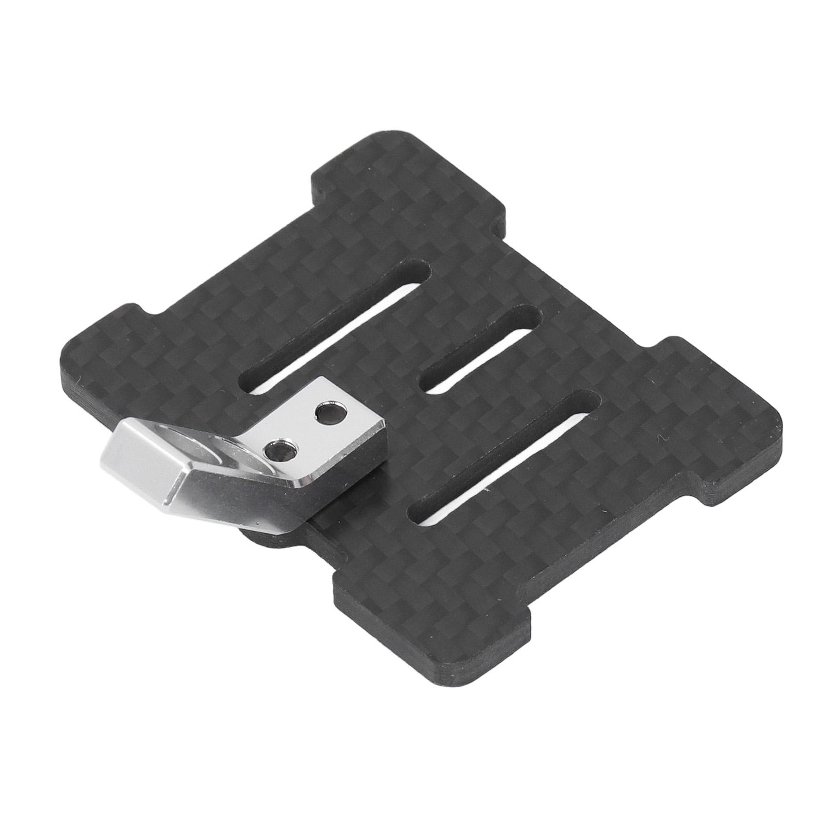 

Carbon Fiber ESC Fixing Plate ESC Mount Plate RC Car Upgrade Parts for Tamiya TT01 TT02 XV01 XV02 1/10