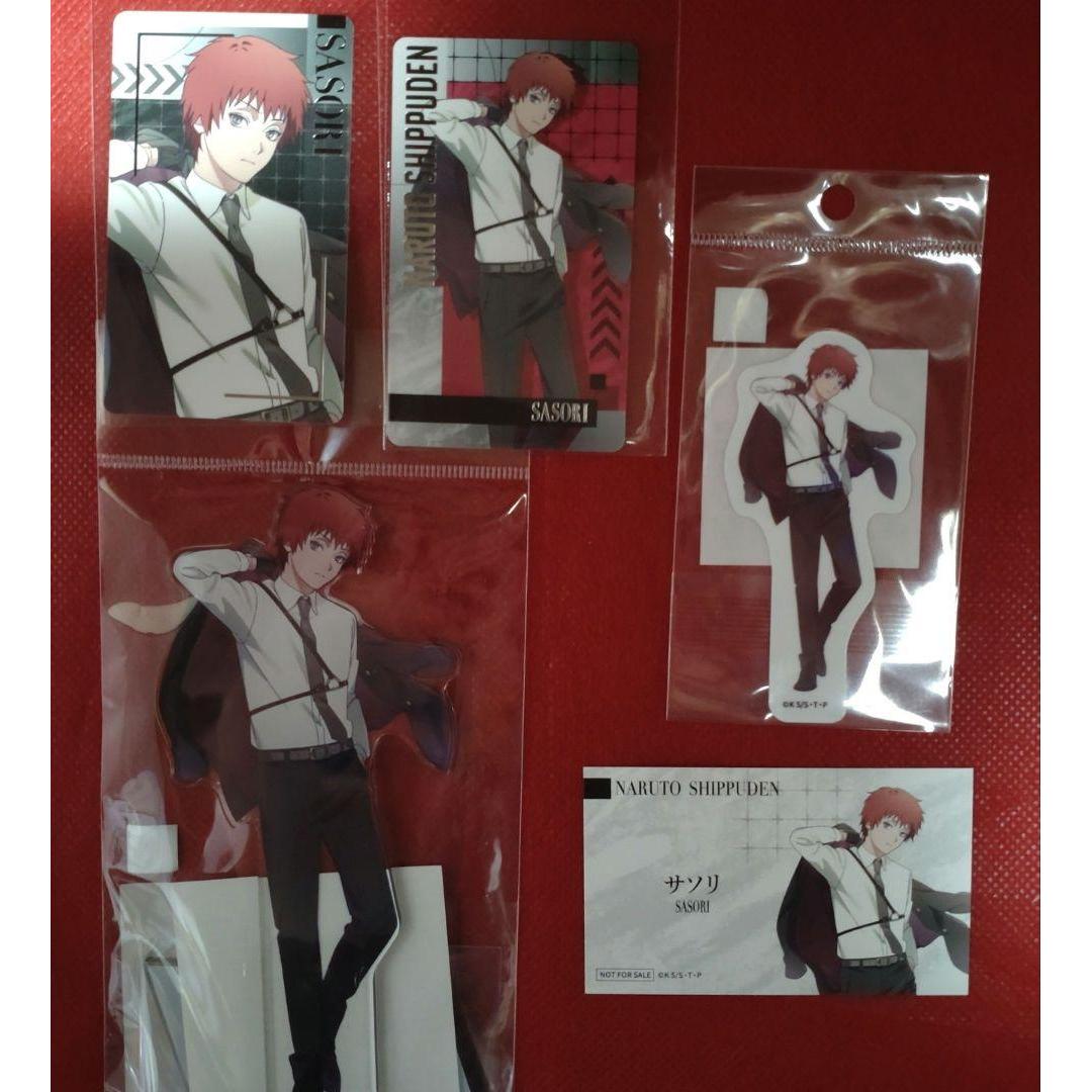 Used NARUTO Shippuden Visual Collection Sasori Acrylic Stand and other sets