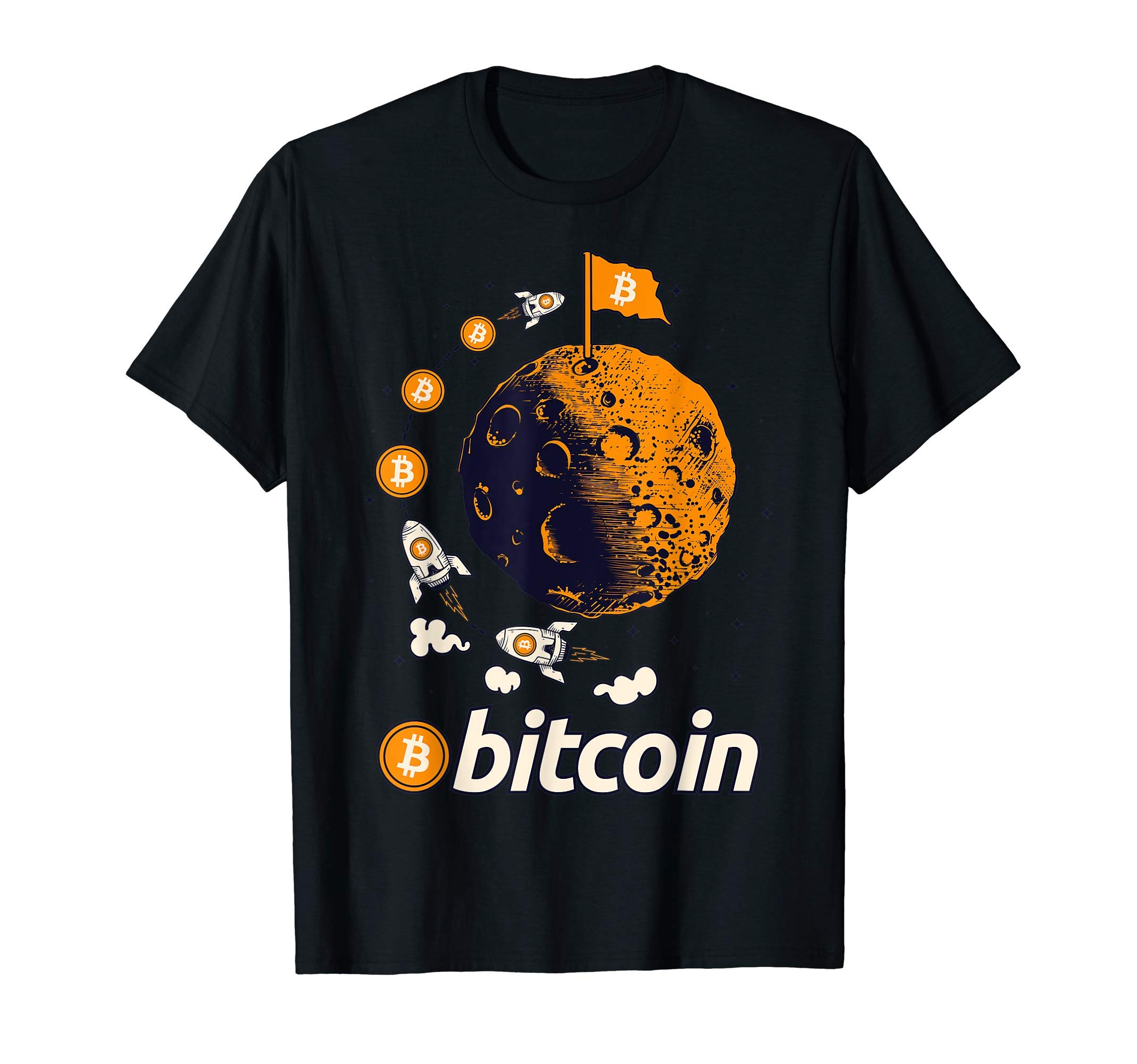 

Футболка Bitcoin Moon Funny Crypto Cryptocurrency Blockchain