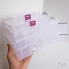 Modular Transparent Storage Box for Jewelry and Accessories